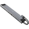 J5 Create J5sukurkite 2xusb-c m.2 nvme usb-c gen 2 prijungimo stotelę 1xhdmi/1xdisplay prievadą/3xusb3.2/2xusb-c/rj45 gigabit/ 1xm.2 nvme lizdą sidabrinė jcd552-n