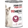 John Dog 99 menu dorosły vištiena karma mokra katei 400g