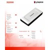 Kietasis diskas Kingston SSD diskas xs2000 4000 GB USB 3.2 gen2.2 išorinis
