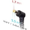Kintamosios srovės adapteris akyga ak-nd-06 nešiojamam kompiuteriui acer (19 v; 3,42 a; 65w; 5,5 mm x 1,7 mm)