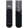 BUFF Merino Lightweight Crew Sock LWC1, Pilkas, Juodas L