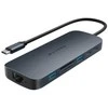 Hiper | „HyperDrive Next 11“ prievado USB-C šakotuvas | HD4006GL | Ethernet LAN (RJ-45) jungtys 1 | HDMI jungtys kiekis 2 x 4K 60Hz