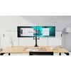 Leitz KENSINGTON SmartFit dvigubo monitoriaus laikiklis su skersiniu ir rankena