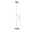 Techly Projektoriaus laikiklis 110–190 cm, luboms, 15 kg, sidabro spalvos