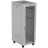 Lanberg Laisvai pastatoma stelažinė spintelė 19" 32U 600x800 pilkos spalvos stiklinės durys LCD F69EC (plokštos konstrukcijos) V2