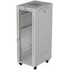 Lanberg Laisvai pastatoma stelažinė spintelė 19" 32U 600x800 pilkos spalvos stiklinės durys LCD F69EC (plokštos konstrukcijos) V2