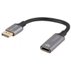 Lanberg adapter Displayport - HDMI 8K 20cm sidabrinė