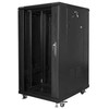 Lanberg ff01-6822-12b pastatoma rack spintelė 19" 22u 600x800 juodos stiklinės durys (plokštos pakuotės)