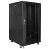 Lanberg ff01-6822-12b pastatoma rack spintelė 19" 22u 600x800 juodos stiklinės durys (plokštos pakuotės)