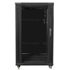 Lanberg ff01-6822-12b pastatoma rack spintelė 19" 22u 600x800 juodos stiklinės durys (plokštos pakuotės)