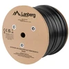 LANBERG LAN CABLE SFTP CAT.7 305M SOLID OUTDOOR CU Juodas FLUKE PASSED