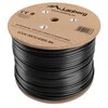 Lanberg Kabelis lan utp kat-6 305m drut outdoor żelowany cu fluke passed, juoda