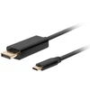 Lanberg kabelis usb-c(m)->displayport(m) 1m 4k 60hz juoda ca-cmdp-10cu-0010-bk