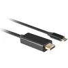 Lanberg kabelis usb-c(m)->displayport(m) 1m 4k 60hz juoda ca-cmdp-10cu-0010-bk