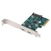 Lanberg PCI-Express X1 Card to 2X USB-C 3.2 GEN 2X1 Low profile | PCE-UC3-002