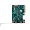 Lanberg PCI-Express X1 Card to 2X USB-C 3.2 GEN 2X1 Low profile | PCE-UC3-002