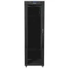 Lanberg Laisvai pastatoma montuojama spintelė 19 42u 600x800 juoda, LCD stiklo durelės (plokščia pakuotė)