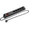 Lanberg Maitinimo juosta 5,0 m 5x230 sc sp1-05f-0500-bk