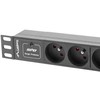 Lanberg Listwa zasilająca rack pdu 10 cali 1u 3x pl 2m 16a 230v pl juoda