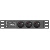 Lanberg Listwa zasilająca rack pdu 10 cali 1u 3x pl 2m 16a 230v pl juoda