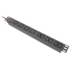 LANBERG RACK PDU POWER STRIP 19" 1U 16A 2M 4X C19 6X IEC C13 Juodas C20