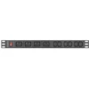 LANBERG RACK PDU POWER STRIP 19" 1U 16A 2M 4X C19 6X IEC C13 Juodas C20