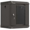 Lanberg Pakabinama stelažo montavimo spintelė 10 colių 6u 300x300 juoda