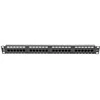 Lanberg Patch panel 24 port 1u kat.6 juoda