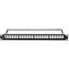 Lanberg Patch Panel tuščias 24 prievadai 1U 19" FTP Keystone juoda moduliams