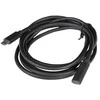 Lanberg | USB-C M/F 3.1 kabelis | CA-USBE-20CC-0015-BK