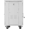 Lanberg stovima 19" 15U 600x600 pilka spinta su perforuotomis durimis LCD