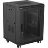 Lanberg szafa rack stojąca 19" 15U 600x600 juoda drzwi perforowane