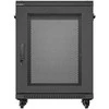 Lanberg szafa rack stojąca 19" 15U 600x600 juoda drzwi perforowane