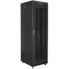 Lanberg Spinta instalacyjna rack stojąca 19 42u 600x800 juoda, drzwi perforowane lcd (flat pack)