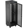 LANBERG Rack spintelė 19 laisvai stovinti 37U 600x600 plokščia pakuotė su tinklelio durelėmis LCD juodas