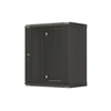 Lanberg szafa instalacyjna rack wisząca 19" 12u 540x350 juoda drzwi przeszklone (flat pack)