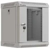 Lanberg szafa instalacyjna rack wisząca 10" 6u 300x300 pilka drzwi przeszklone (flat pack)