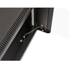 Lanberg szafa instalacyjna rack wisząca 19" 9u 540x350 juoda drzwi przeszklone (flat pack)