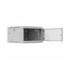 Lanberg prie sienos montuojama instaliacinė spintelė 19" 9U 600X600 | WF01-6606-23S | Pilkas