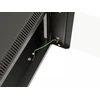 Lanberg szafa instalacyjna rack wisząca 19" 12u 540x350 juoda drzwi przeszklone (flat pack)