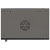 Lanberg szafa instalacyjna rack wisząca 19" 9u 540x350 juoda drzwi przeszklone (flat pack)