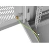 Lanberg 19" 4u 600x450 pilka sieninė rack spintelė su perforuotomis durelėmis (plokštos konstrukcijos)