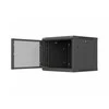 Lanberg sieninė rack spintelė 19" 9U 600x600 juoda perforuotos durys