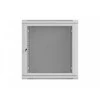 Lanberg prie sienos montuojama instaliacinė spintelė 19" 12U 600X600 | WF01-6612-23S | Pilkas