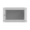 Lanberg prie sienos montuojama instaliacinė spintelė 19" 9U 600X600 | WF01-6606-23S | Pilkas