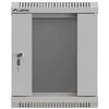 Lanberg szafa instalacyjna rack wisząca 10" 6u 300x300 pilka drzwi przeszklone (flat pack)