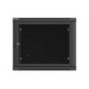 Lanberg sieninė rack spintelė 19" 9U 600x600 juoda perforuotos durys