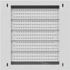 Lanberg montavimo spintelė TPR 10" su tinkleliu 400x400x140 pilka (surinkta)