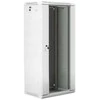 Lanberg szafa wisząca 19" 27u 600x450 (drzwi szklane, pilka ral7035)