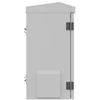 Lanberg Spinta rack wisząca 10 cali hermetyczna ip55 montaż na ścianie/słupie 420x300x500mm pilka (złożona)